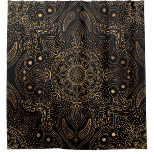 Oriental Mandala, Luxus Vintages Muster. Duschvorhang