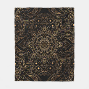 Oriental Mandala, Luxus Vintages Muster. Fleecedecke