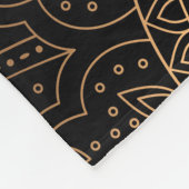 Oriental Mandala, Luxus Vintages Muster. Fleecedecke (Ecke)