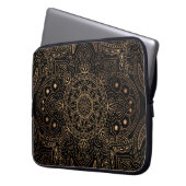Oriental Mandala, Luxus Vintages Muster. Laptopschutzhülle (Vorderseite Links)