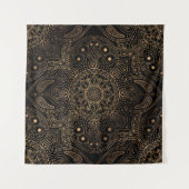 Oriental Mandala, Luxus Vintages Muster. Wandteppich (Vorderseite (Horizontal))