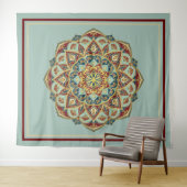 Oriental Mandala - Tapestry Wandteppich (Beispiel (Horizontal))