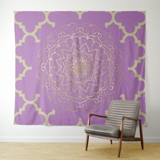Oriental Mandala - Tapestry Wandteppich (Beispiel (Horizontal))