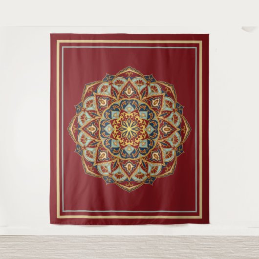Oriental Mandala - Tapestry Wandteppich (Vorderseite)