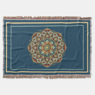 Oriental Mandala - Throw Blanket Decke