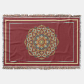 Oriental Mandala - Throw Blanket Decke (Vorderseite)