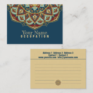 Oriental Mandala - Visitenkarte