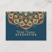 Oriental Mandala - Visitenkarte (Vorderseite)