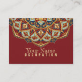 Oriental Mandala - Visitenkarte (Vorderseite)