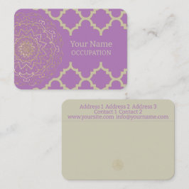 Oriental Mandala - Visitenkarte