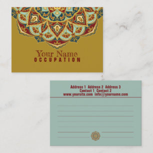 Oriental Mandala - Visitenkarte