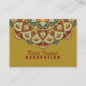 Oriental Mandala - Visitenkarte (Vorderseite)