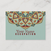 Oriental Mandala - Visitenkarte (Vorderseite)