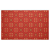 Oriental Mosaic Red Geometric Muster Stoff (Fat Quarter (45,7 x 55,9 cm))