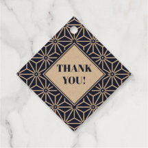 Oriental Navy Blue Asanoha Japan Muster