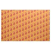 Oriental Orange Persian Paisley Pattern Stoff (Yard (91,4 cm))