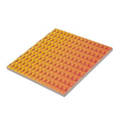 Oriental Orange Twin Flamme Persian Paisley Patter Fliese (Seite)