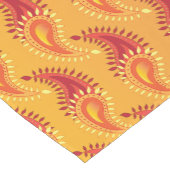 Oriental Orange Twin Flamme Persian Paisley Patter Kurzer Tischläufer (Ecke)