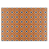 Oriental Orange White Katazome Blume Pattern Schneidebrett (Vorderseite)