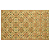 Oriental Orange & Yellow Geometric Muster Stoff (Fat Quarter (45,7 x 55,9 cm))
