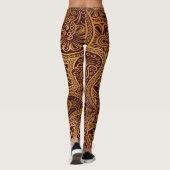 Oriental Ornament - Power Yoga Leggings (Rückseite)