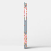 Oriental Paisley Peacock Feather Background Case-Mate iPhone Hülle (Rückseite / Links)