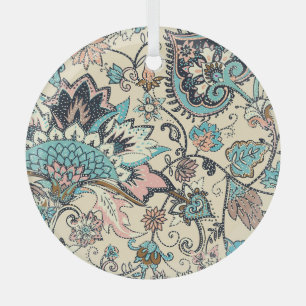 Oriental Paisley: Stilvolle Textil Elegance. Ornament Aus Glas