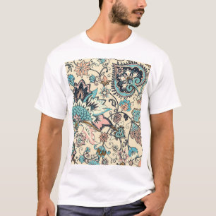 Oriental Paisley: Stilvolle Textil Elegance. T-Shirt