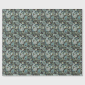 Oriental Paisley Vintag Seamless Pattern Geschenkpapier (Flach)