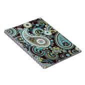 Oriental Paisley Vintag Seamless Pattern Notizblock (Rechte Seite)