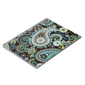Oriental Paisley Vintag Seamless Pattern Notizblock (Linke Seite)