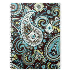 Oriental Paisley Vintag Seamless Pattern Notizblock