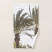 Oriental Palm Trees #1 #tropical #wall #art Badhandtuch Set (Handtuch)