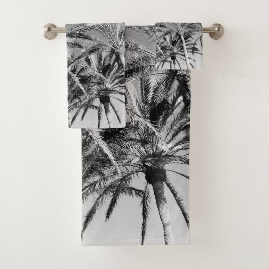 Oriental Palm Trees Vibes #2 #tropical #wall #art Badhandtuch Set (Insitu)