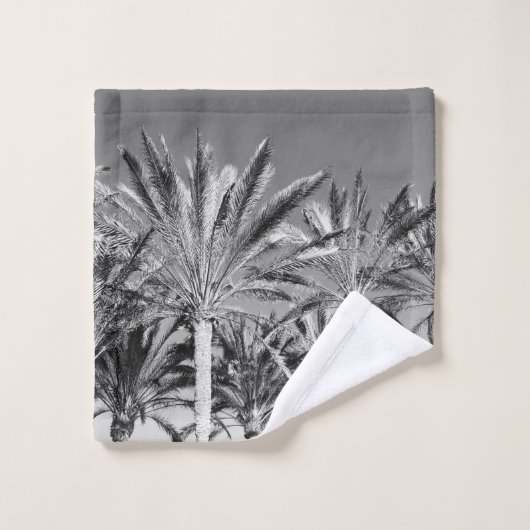Oriental Palm Trees Vibes #2 #tropical #wall #art Badhandtuch Set (Waschlappen)
