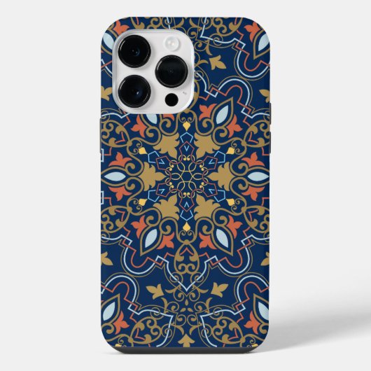 Oriental Pattern Handyhülle iPhone Hülle (Rückseite)