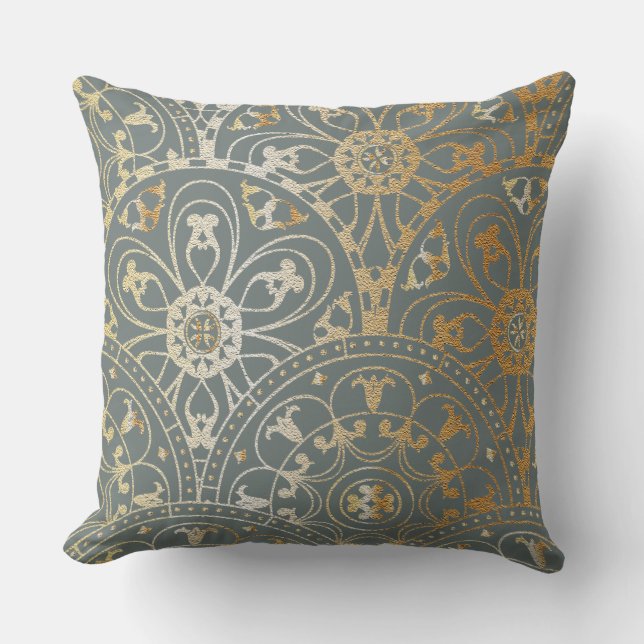Oriental Pattern Mandala - Pillow Kissen (Vorderseite)