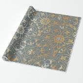 Oriental Pattern Mandala - Wrapping Paper Geschenkpapier (Ungerollt)