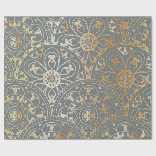 Oriental Pattern Mandala - Wrapping Paper Geschenkpapier (Flach)