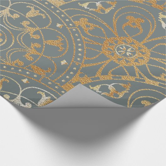 Oriental Pattern Mandala - Wrapping Paper Geschenkpapier (Ecke)