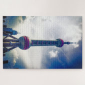 Oriental Pearl Tower - Shanghai China - 20 x 30 Zo Puzzle (Horizontal)