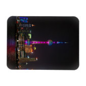 Oriental Pearl Tower - Shanghai, China - Magnet (Horizontal)