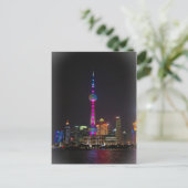 Oriental Pearl Tower - Shanghai, China Postkarte (Stehend Vorderseite)