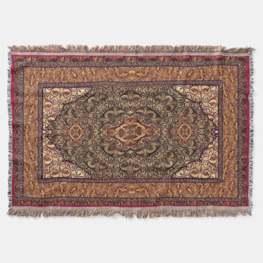 Oriental Persian Brown Decke (Vorderseite)
