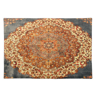Oriental Persian Carpet Pattern Stofftischset