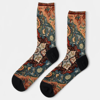 Oriental Persian Carpet Snowflake Socken