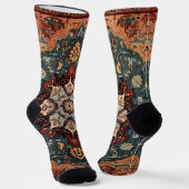 Oriental Persian Carpet Snowflake Socken (Gewinkelt)
