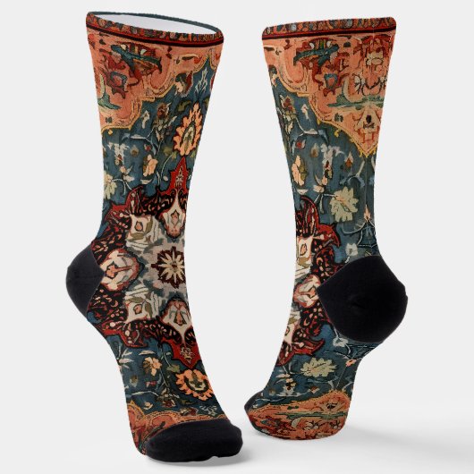 Oriental Persian Carpet Snowflake Socken (Gewinkelt)