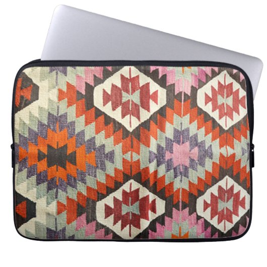 Oriental Persian Kilim Tepet Laptopschutzhülle (Vorderseite)