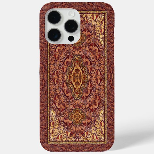 Oriental Persian Red Gold Case-Mate iPhone Hülle (Rückseite)